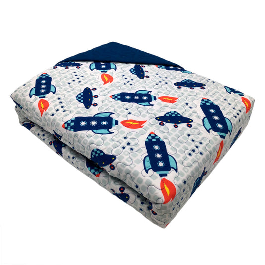 Sobrecama Home Accents Space Reversible - FULL