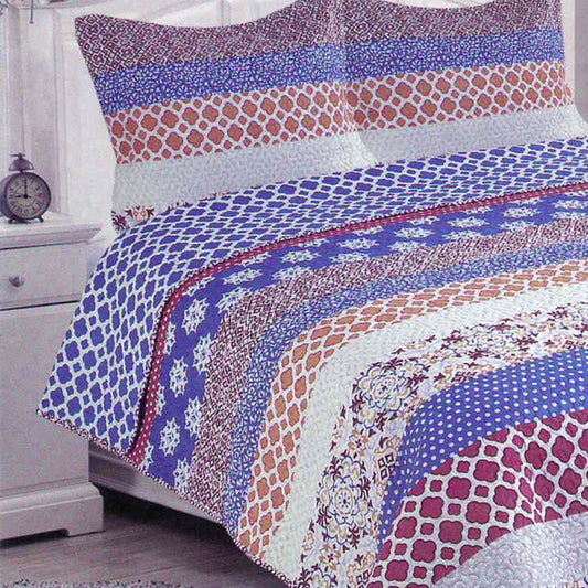 Sobrecama Home Accents Set de 3 Piezas - QUEEN