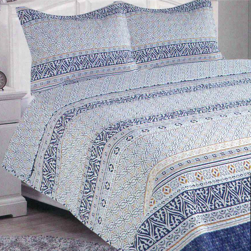 Sobrecama Home Accents Set de 3 Piezas - QUEEN