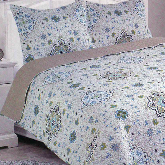 Sobrecama Home Accents Set de 3 Piezas - KING