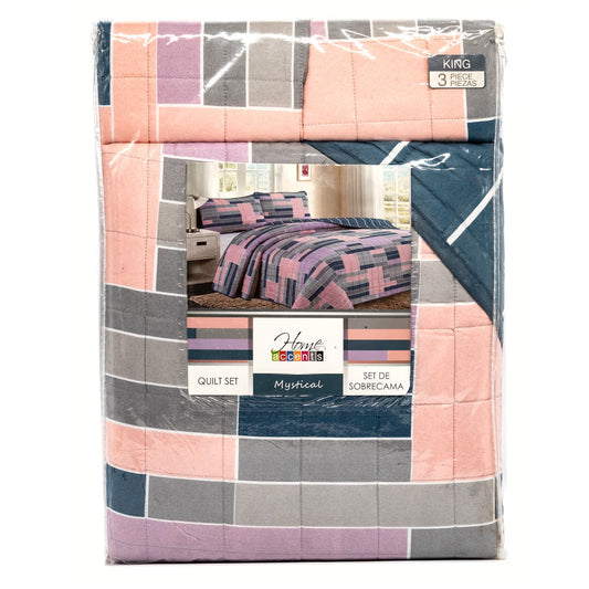 Sobrecama Home Accents Set de 3 Piezas - KING