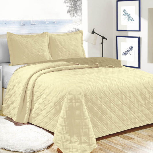 Sobrecama Home Accents Set de 3 Piezas - QUEEN