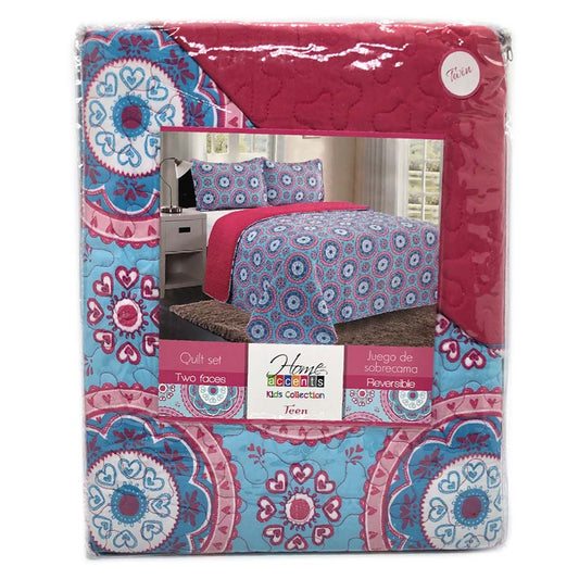 Sobrecama Home Accents Teen Twin 2 Piezas
