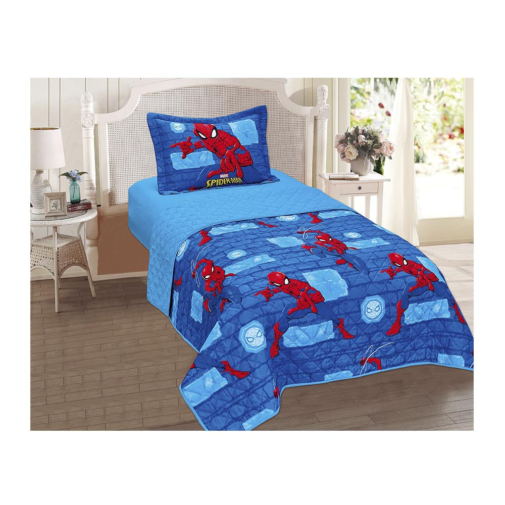 Sobrecama Spiderman Infantil de 2 Piezas - TWIN