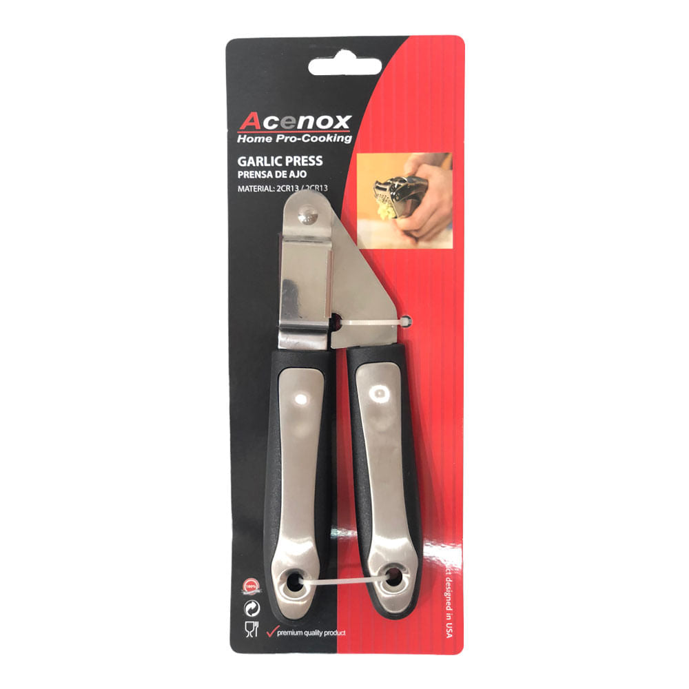 Prensador De Ajo Acenox Acero Inoxidable