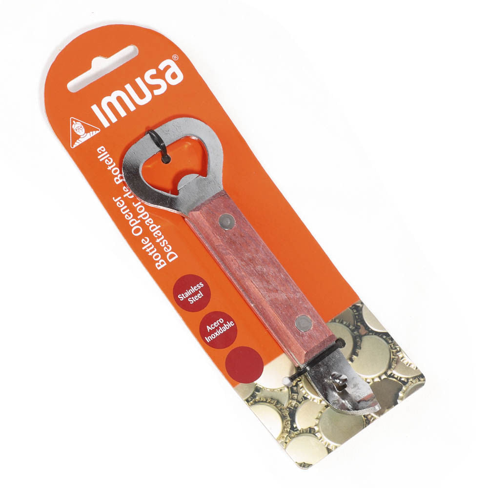 Destapador de Botella Imusa Mango de Madera