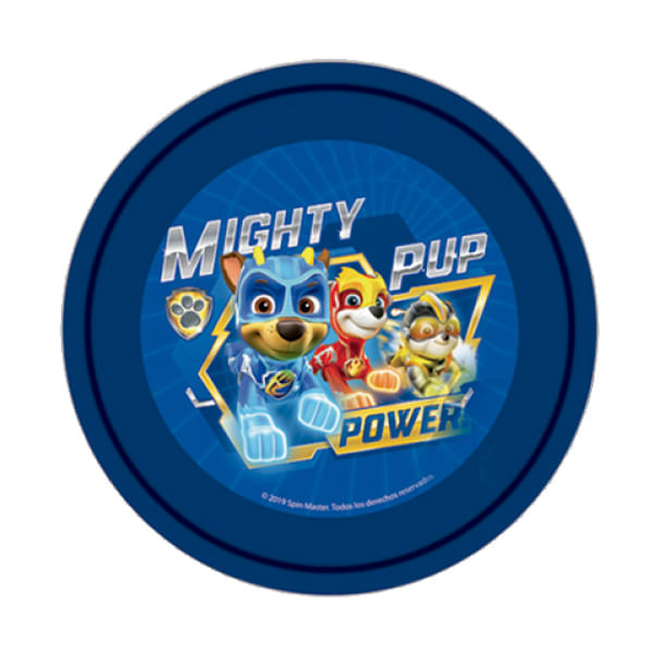 Plato Llano Plástico Paw Patrol