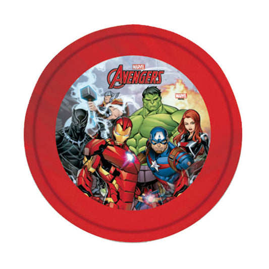 Plato Llano Plástico Avengers