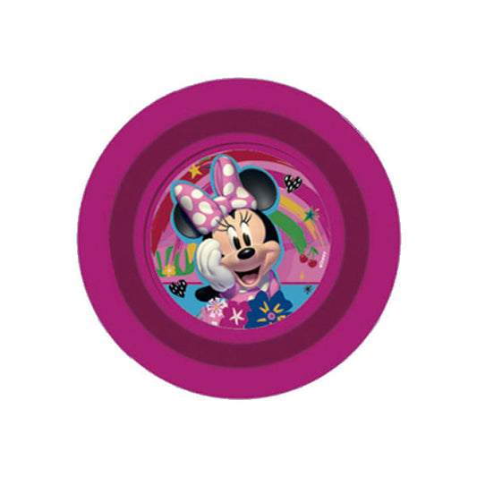 Plato Hondo Plástico Minnie
