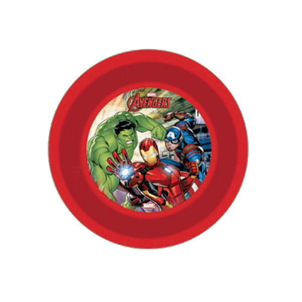 Plato Hondo Plástico Avengers