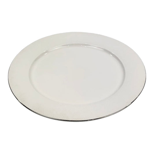 Plato Llano Soho de Cerámica 10.5" - Blanco