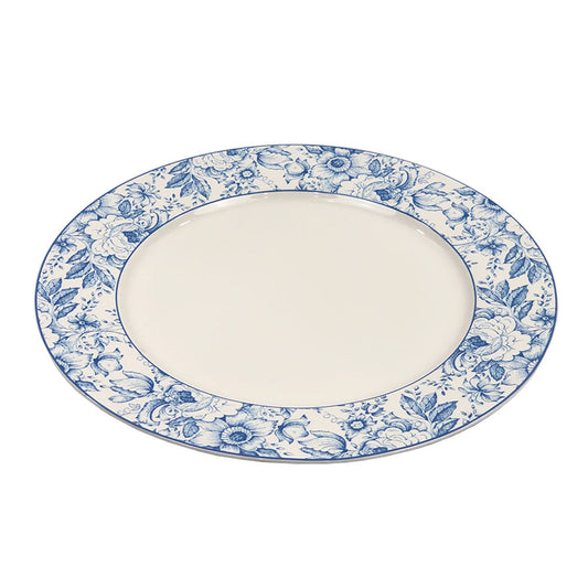 Plato Llano Soho de Porcelana 8.5" - Blanco