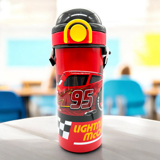 Botella Plástica 500 ML Cars