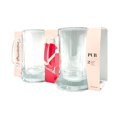 Jarra Cervecera Pasabahce de Vidrio – Set x2 / 23 oz