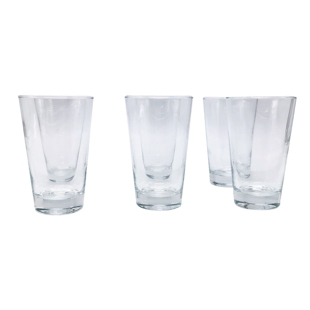 Vasos Pasabahce Izmir de Vidrio 13 1/4 oz 6 Piezas