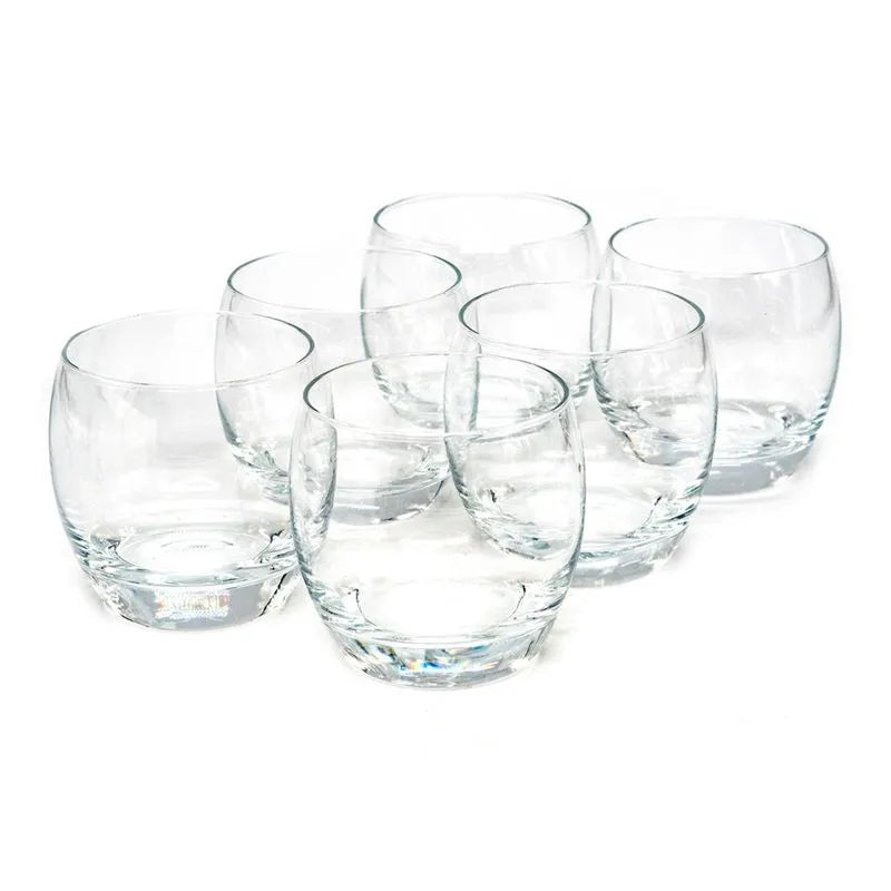 Vasos Para Whisky Barrel Pasabahce 4 oz de Vidrio 6 Piezas