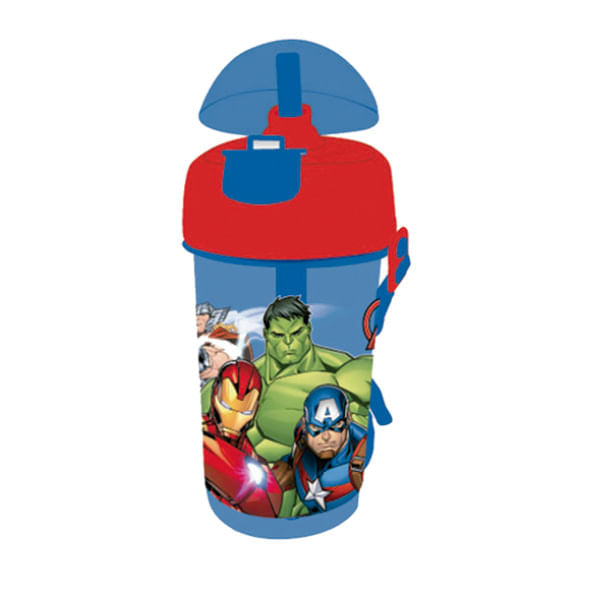 Thermo Plástico Avengers Con Correa 500ml
