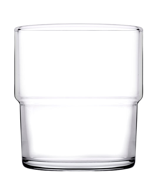 Vasos de Whisky Pasabahce Hill de Vidrio 10 oz 6 Piezas