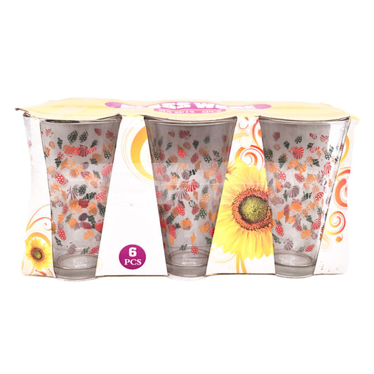 Vasos de Vidrio Homestar 8 oz 6 Piezas - Surtido