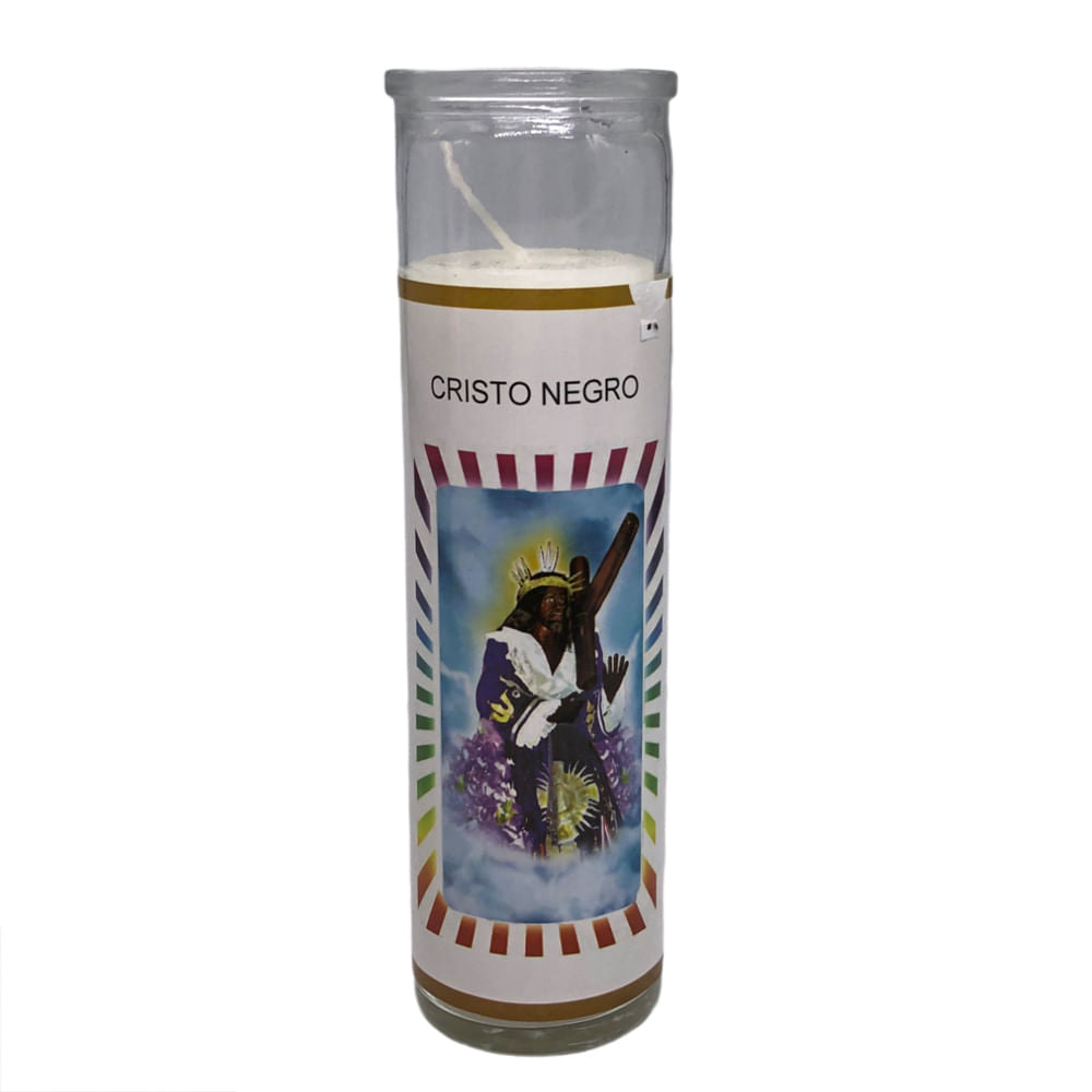 Vela Religiosa Home Elegance Cristo Negro