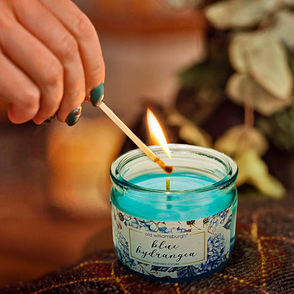 Vela Aromática Volume 3 Onzas Blue Hydrangea