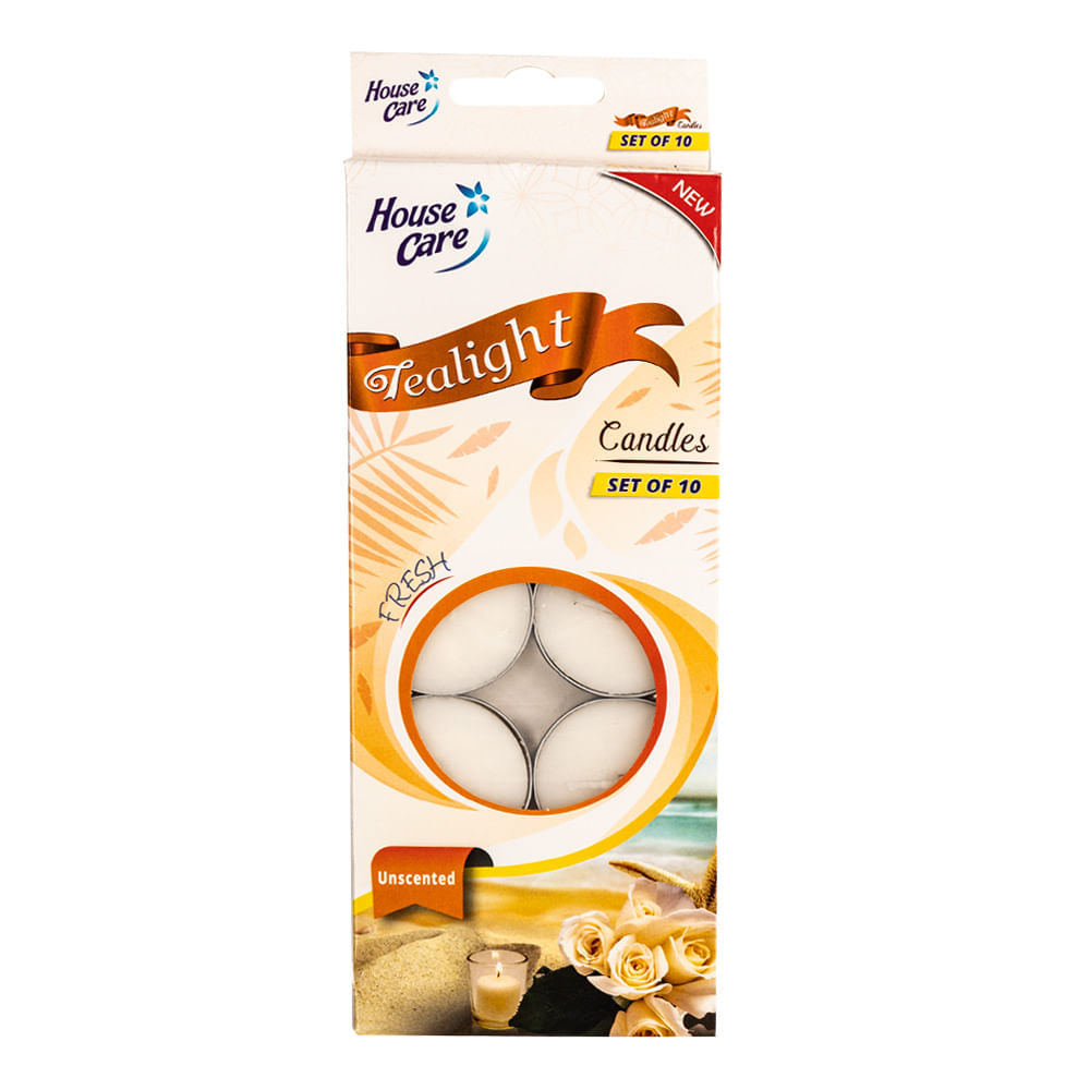 Velas House Care Tealight 10 Piezas