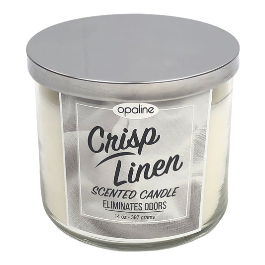 Vela Aromática Maxs Wholesale Linen 14 oz - Blanco