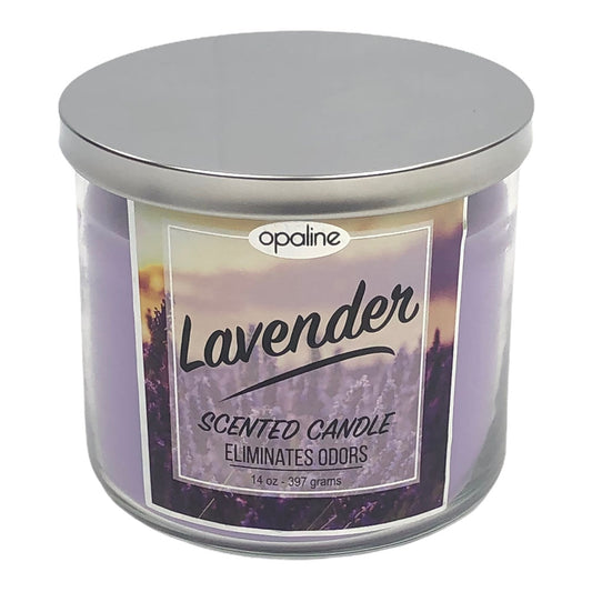 Vela Aromática Maxs Wholesale Lavander 14 oz - Morado claro