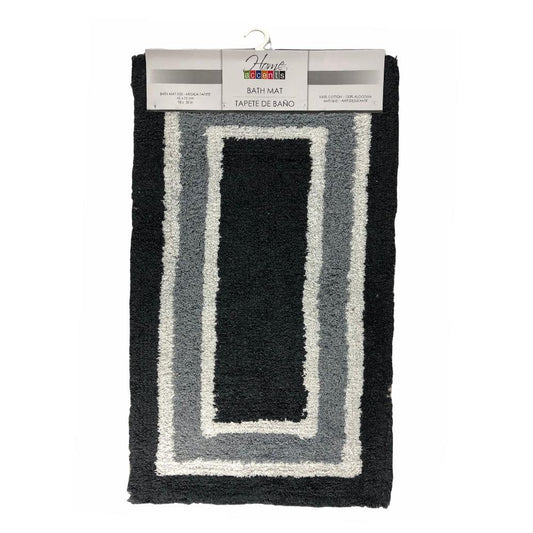 Alfombra de Baño Home Accents 45 cm x 75 cm - Gris Oscuro