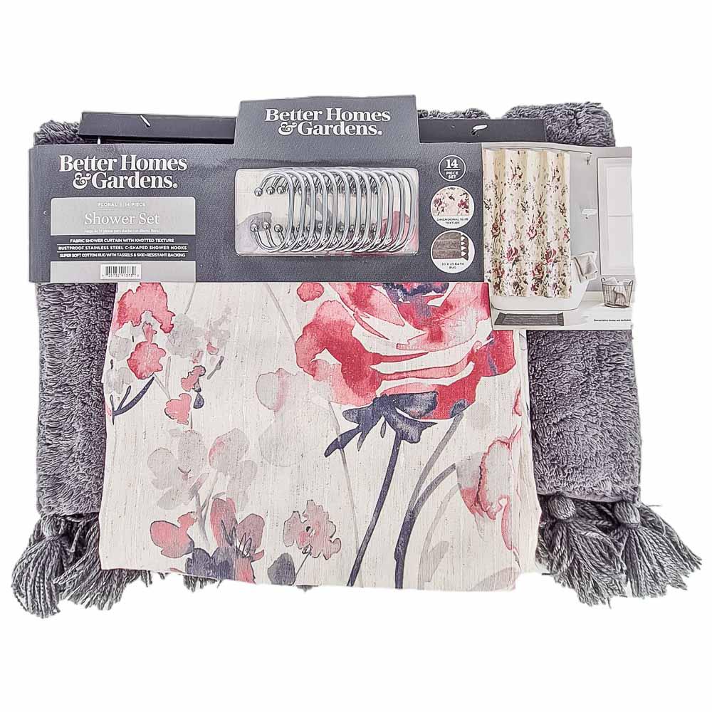 Alfombra Para Baño Victoria Classics Con Cortina de 14 Piezas