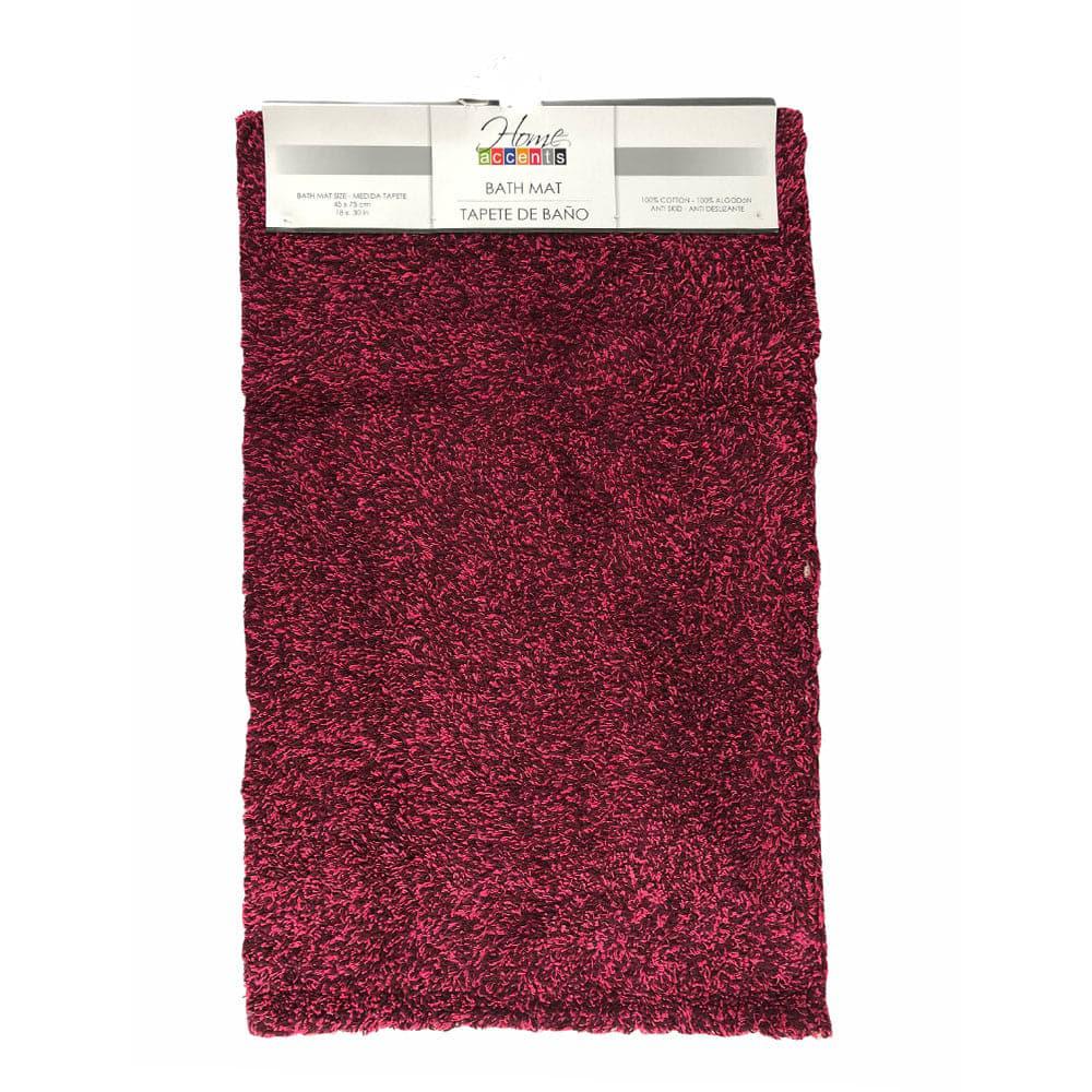 Alfombra de Baño Home Accents de 45 cm x 75 cm - Rojo Oscuro