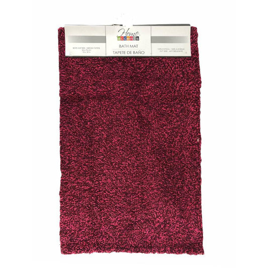 Alfombra de Baño Home Accents de 45 cm x 75 cm - Rojo Oscuro