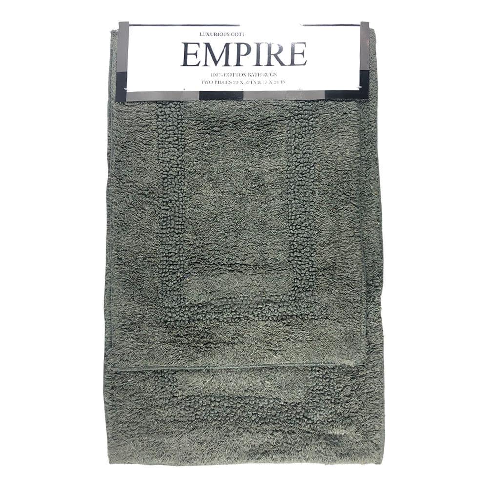 Alfombra Para Baño Popular Bath Empire 2 Piezas - Gris Oscuro