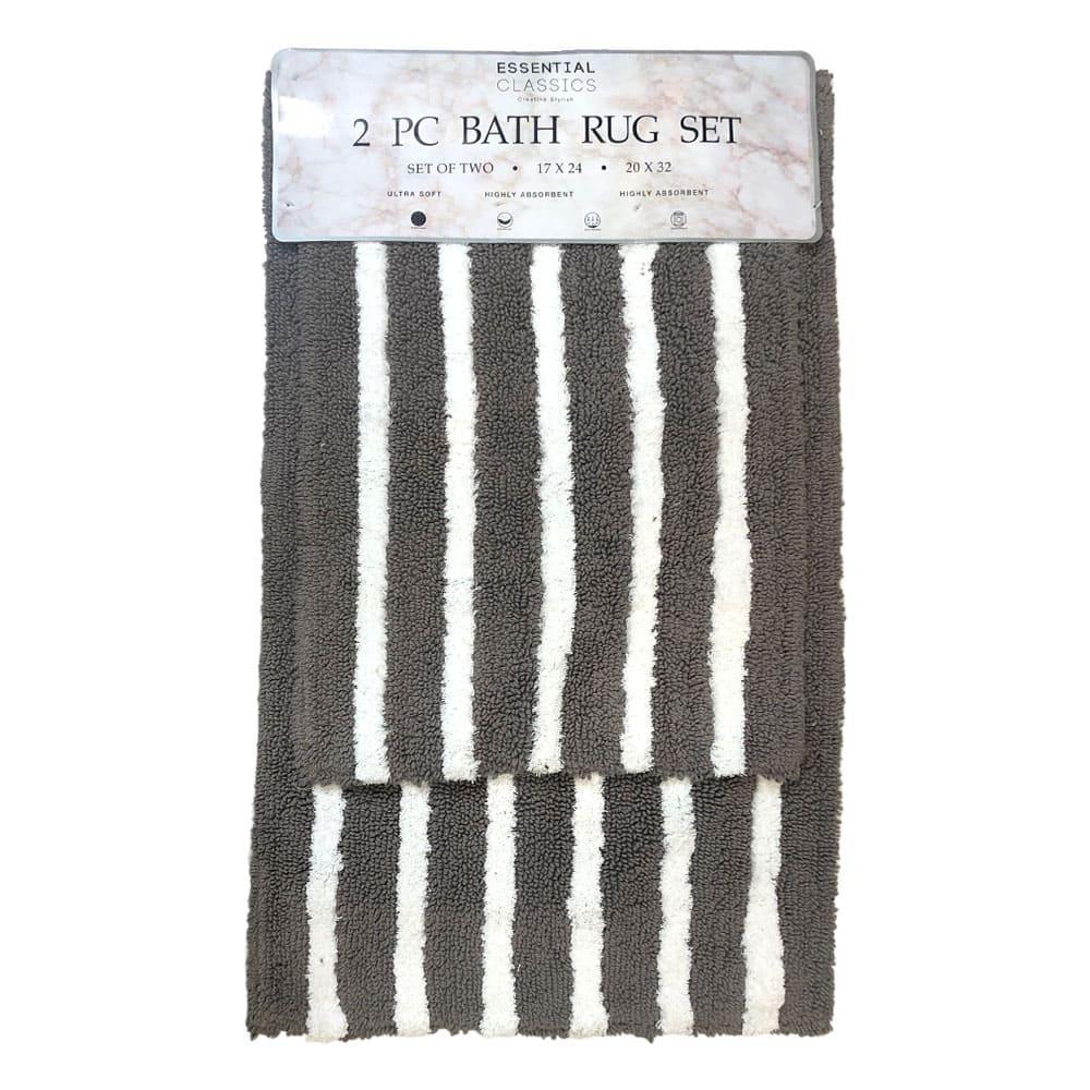 Alfombra de Baño Estex Diana 2 Piezas - Beige Oscuro