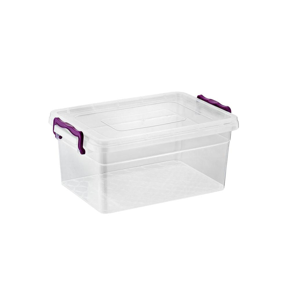 Caja Plástica Multiuso Asude Plastik Transparente 15 L