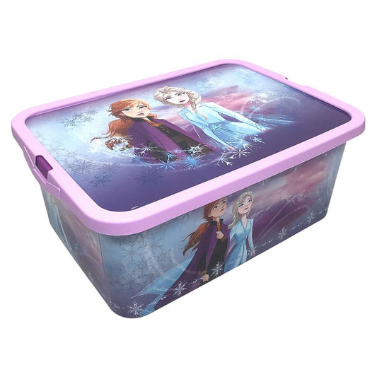 Caja Multiuso Frozen Con Tapa de 13 Lt