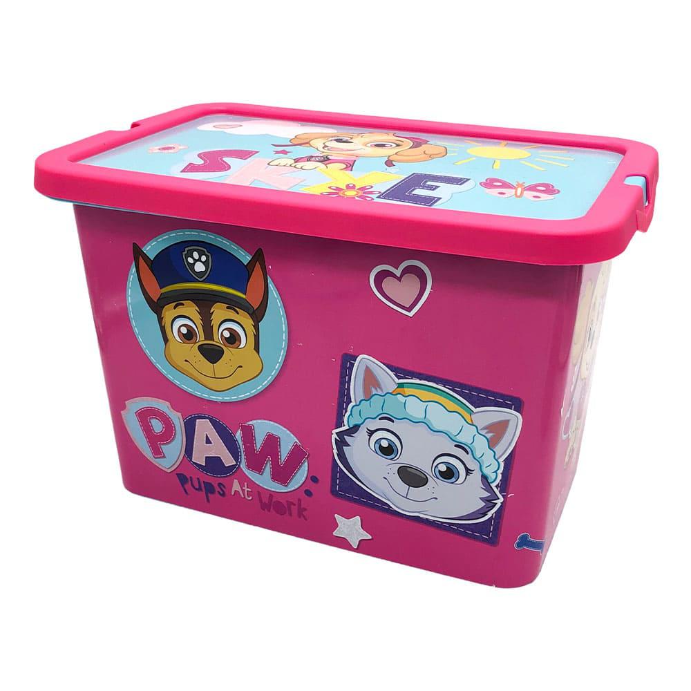 Caja Organizadora Paw Patrol Plástica 11" x 6" x 7.5"