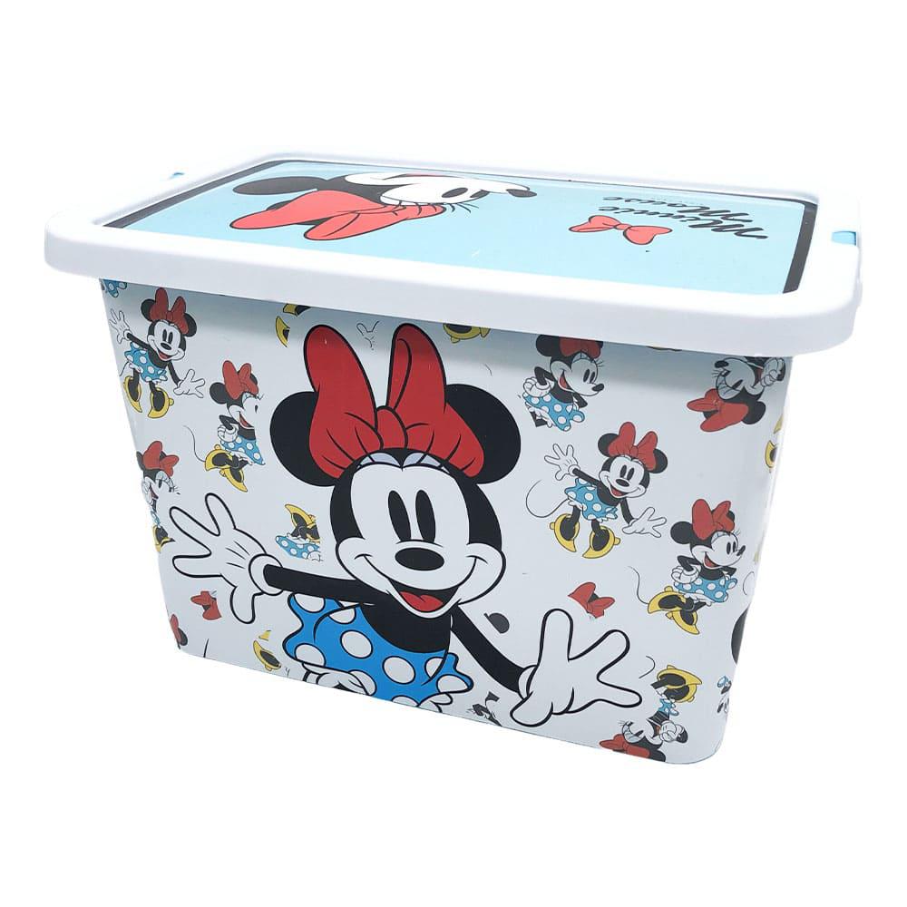 Caja Organizadora Minnie Mouse Plástica 11" x 6" x 7.5"