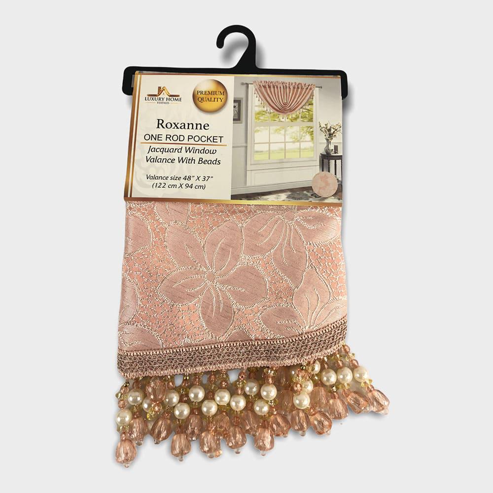 Cenefa Roxanne Luxury 48'' x 37'' - Durazno