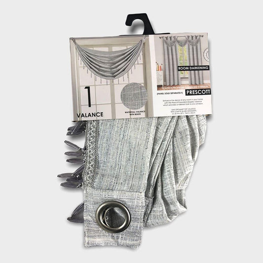 Cenefa Popular Bath Prescott de 30" x 20" - Gris Claro