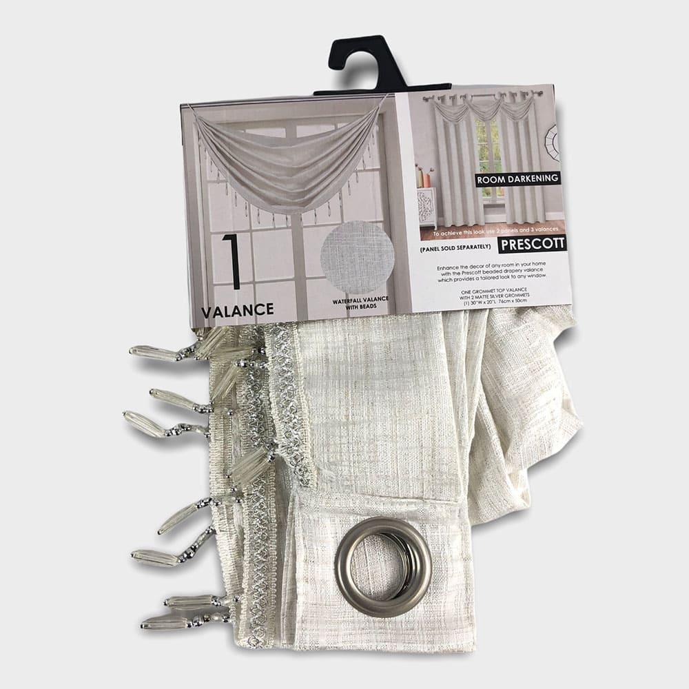 Cenefa Popular Bath Prescott de 30" x 20" - Marfil