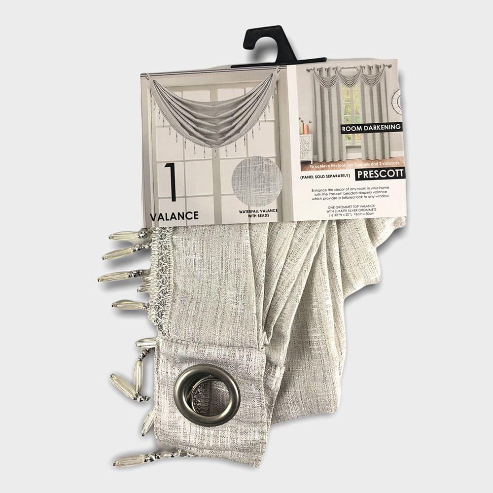 Cenefa Popular Bath Prescott de 30" x 20" - Beige Oscuro