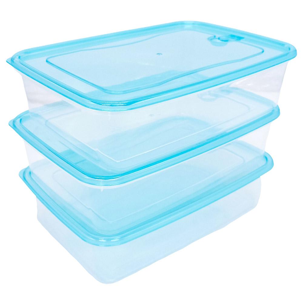 Envase Plástico Home Elegance 1700 ml 3 Piezas - Surtido