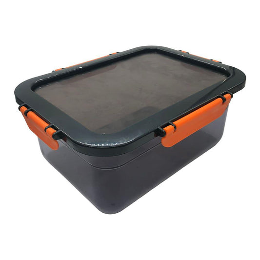 Envase Herevin Plástico Rectang C/Tapa 2.2L -Surt