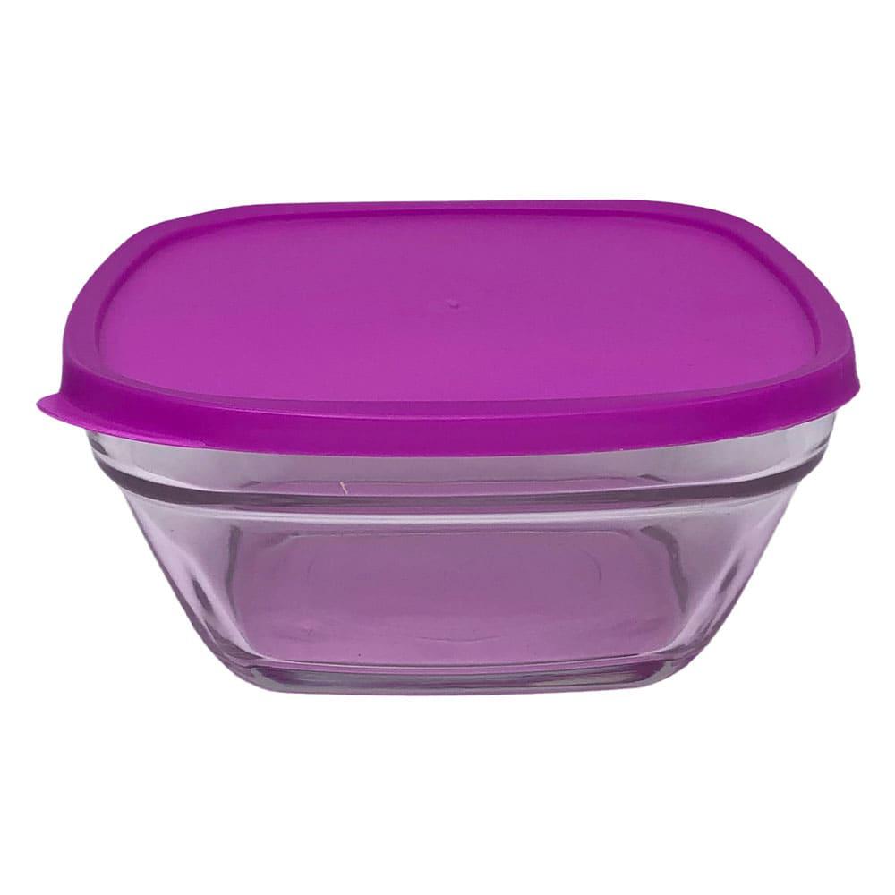 Envase de Vidrio Homestar Cuadrado de 650 ml