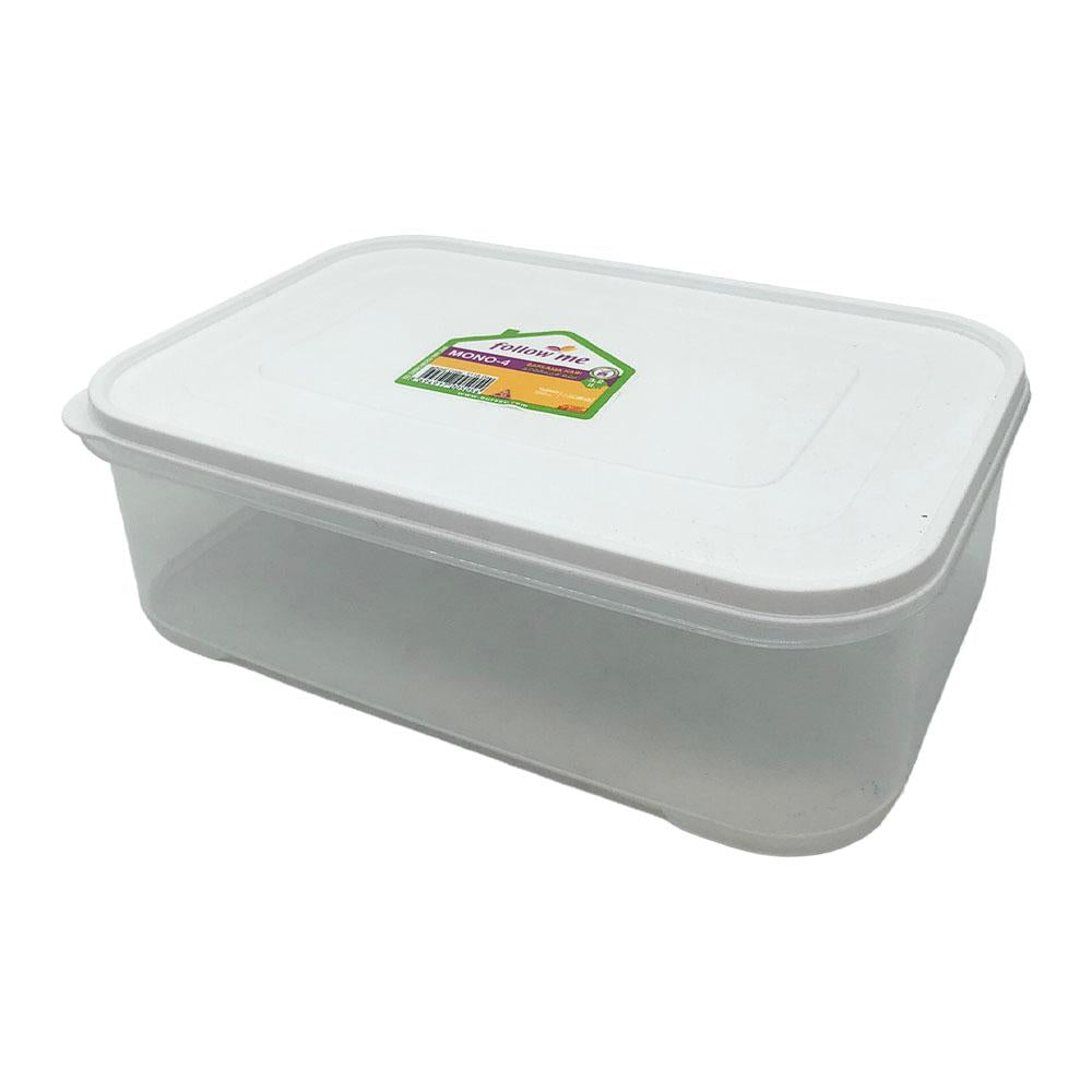 Envase Plástico Follow Me Rectangular 3.2 L