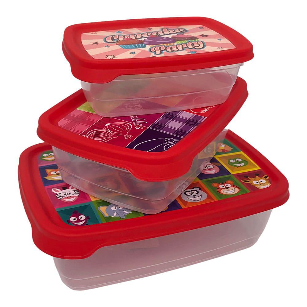 Envase Home Plástico 3 Piezas - Surtido