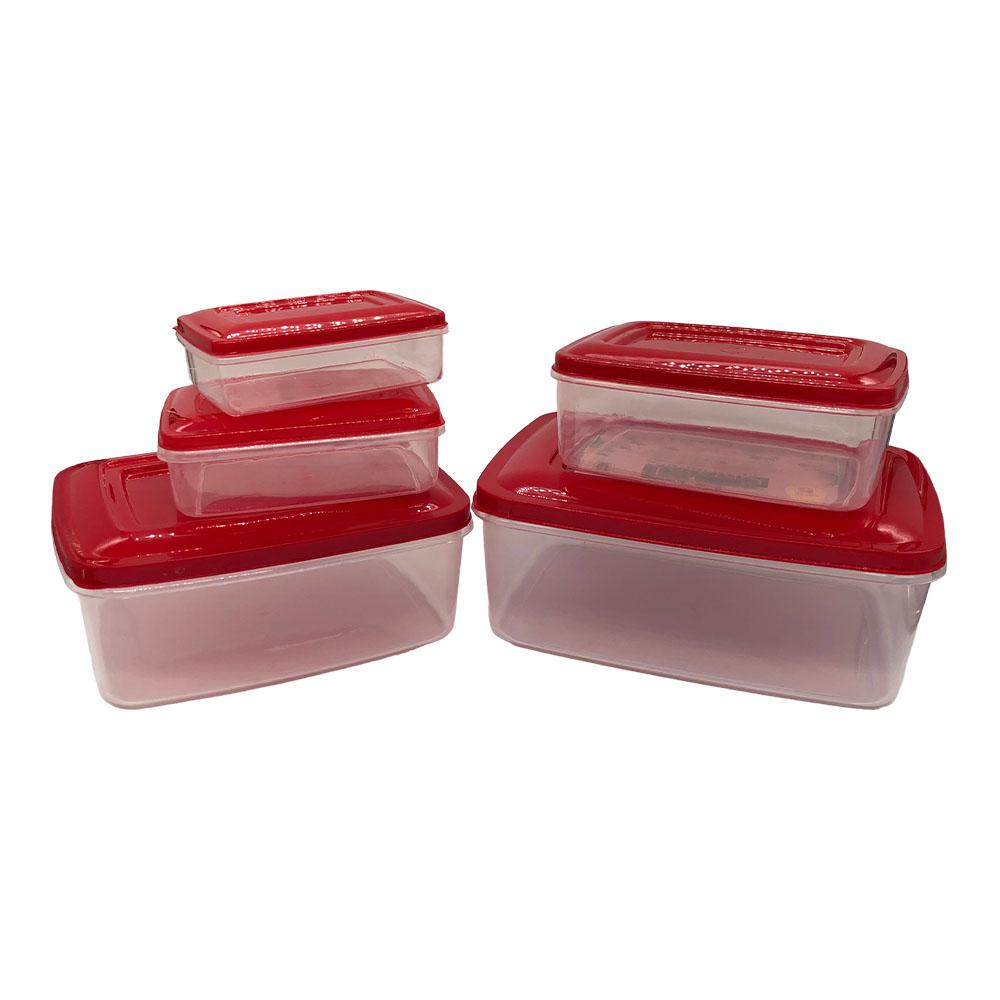 Set de Envases Plásticos Dynasty de 5 Piezas