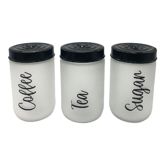 Set de Canister Herevin de Vidrio 3 Piezas