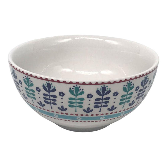 Bowl de Cerámica Gibson Village Vines Blue de 6"